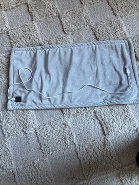 USB Electric Heating Pad - Light Gray Soft Fabric